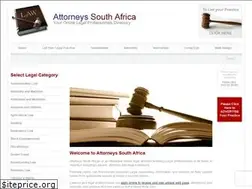 Sites similar to attorneyssouthafrica.co.za