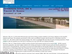Sites similar to attorneystitleinc.com
