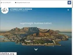 Sites similar to attorneyswr.co.za