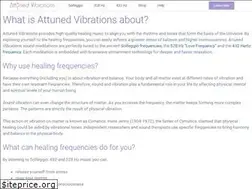 Sites similar to attunedvibrations.com