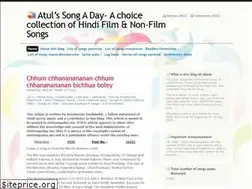 Sites similar to atulsongaday.me