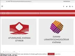 Sites similar to atvinnumalkvenna.is