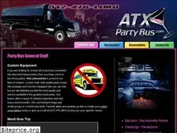 Sites similar to atxpartybus.com