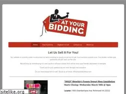 Sites similar to atyourbidding.com