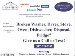 Sites similar to atyourserviceappliance.com