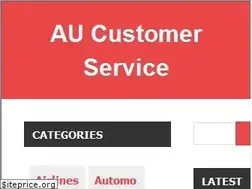 Sites similar to au-customer-service.com