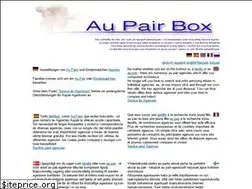 Sites similar to au-pair-box.com