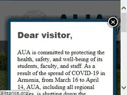 Sites similar to aua.am