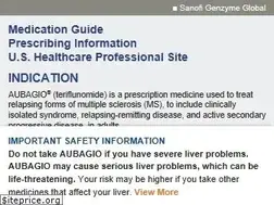 Sites similar to aubagio.com