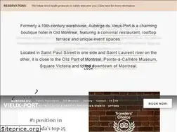 Sites similar to aubergeduvieuxport.com