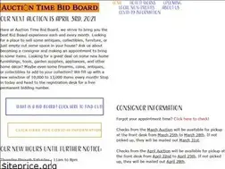 Sites similar to auctiontimebidboard.com