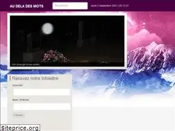 Sites similar to audeladesmots.com