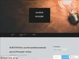 Sites similar to audeodicereblog.wordpress.com