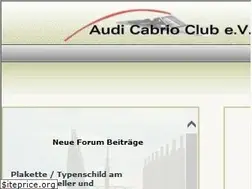 Sites similar to audi-cabrio-club.info