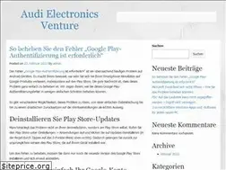 Sites similar to audi-electronics-venture.de
