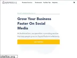 Sites similar to audiencegain.net