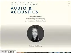 Sites similar to audio-acoustics.com