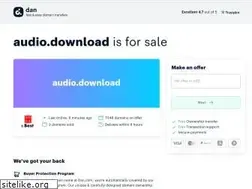 Sites similar to audio.download