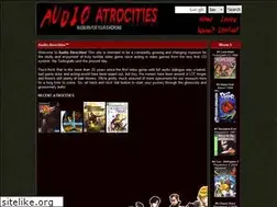 Sites similar to audioatrocities.com