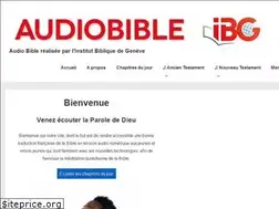 Sites similar to audiobibleibg.com