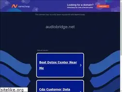 Sites similar to audiobridge.net
