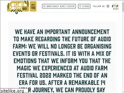 Sites similar to audiofarmfestival.org