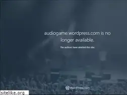 Sites similar to audiogame.wordpress.com