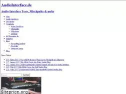 Sites similar to audiointerface.de