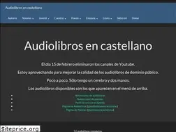 Sites similar to audiolibrosencastellano.com