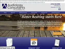 Sites similar to audiologyconsultantsla.com