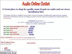 Sites similar to audioonlineoutlet.com