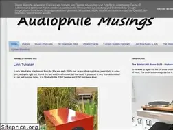 Sites similar to audiophilemusings.blogspot.com
