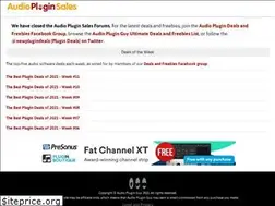 Sites similar to audiopluginsales.com