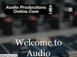 Sites similar to audioproductionsonline.com