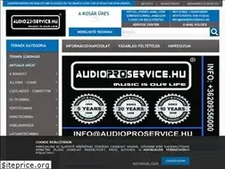 Sites similar to audioproservice.hu
