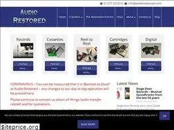 Sites similar to audiorestored.com
