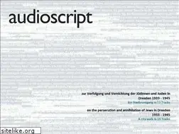 Sites similar to audioscript.net