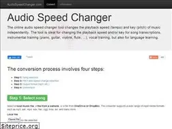 Sites similar to audiospeedchanger.com