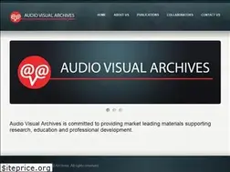 Sites similar to audiovisualarchives.com