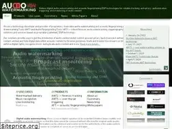 Sites similar to audiowatermarking.info