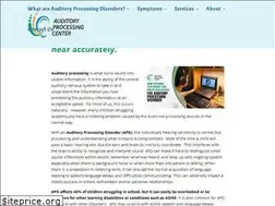 Sites similar to auditorycenter.com