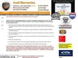 Sites similar to audiwarranties.com