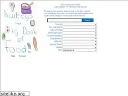 Sites similar to audreysgreatbigbookoffood.com