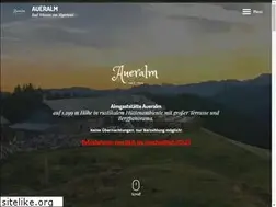 Sites similar to aueralm.de