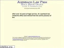 Sites similar to auerbachlawfirm.com