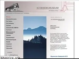 Sites similar to auerbergmuseum.de