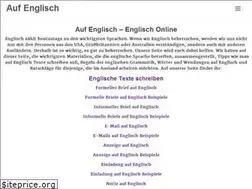 Sites similar to aufenglisch.net