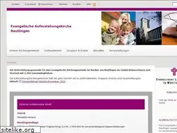 Sites similar to auferstehungskirche-reutlingen.de