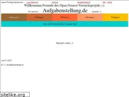 Sites similar to aufgabenstellung.de