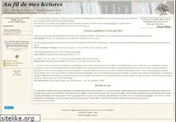 Sites similar to aufildemeslectures.net